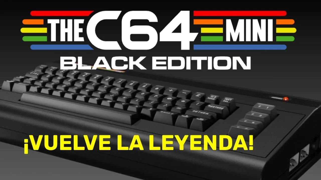 THEC64 Mini Black Edition llega el 24 de octubre de 2025.